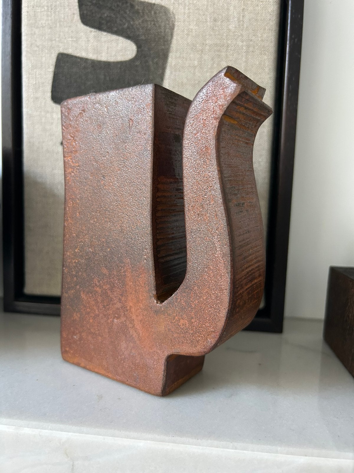 Klaas Gubbels ketel cortenstaal, Antiek en Kunst, Ophalen