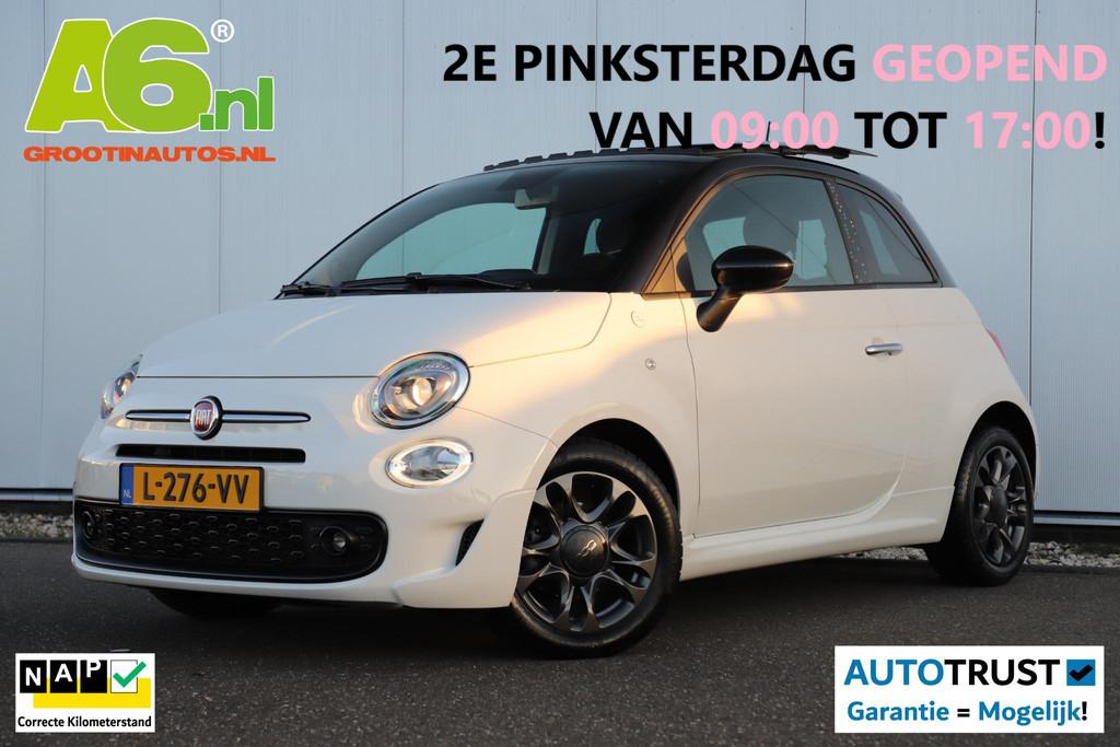 Fiat 500 1.0 Hybrid Hey Google Schuifdak 15 inch LMV Half Le, Auto's, Fiat, Voorwielaandrijving, Stof, Euro 6, Met garantie (alle)