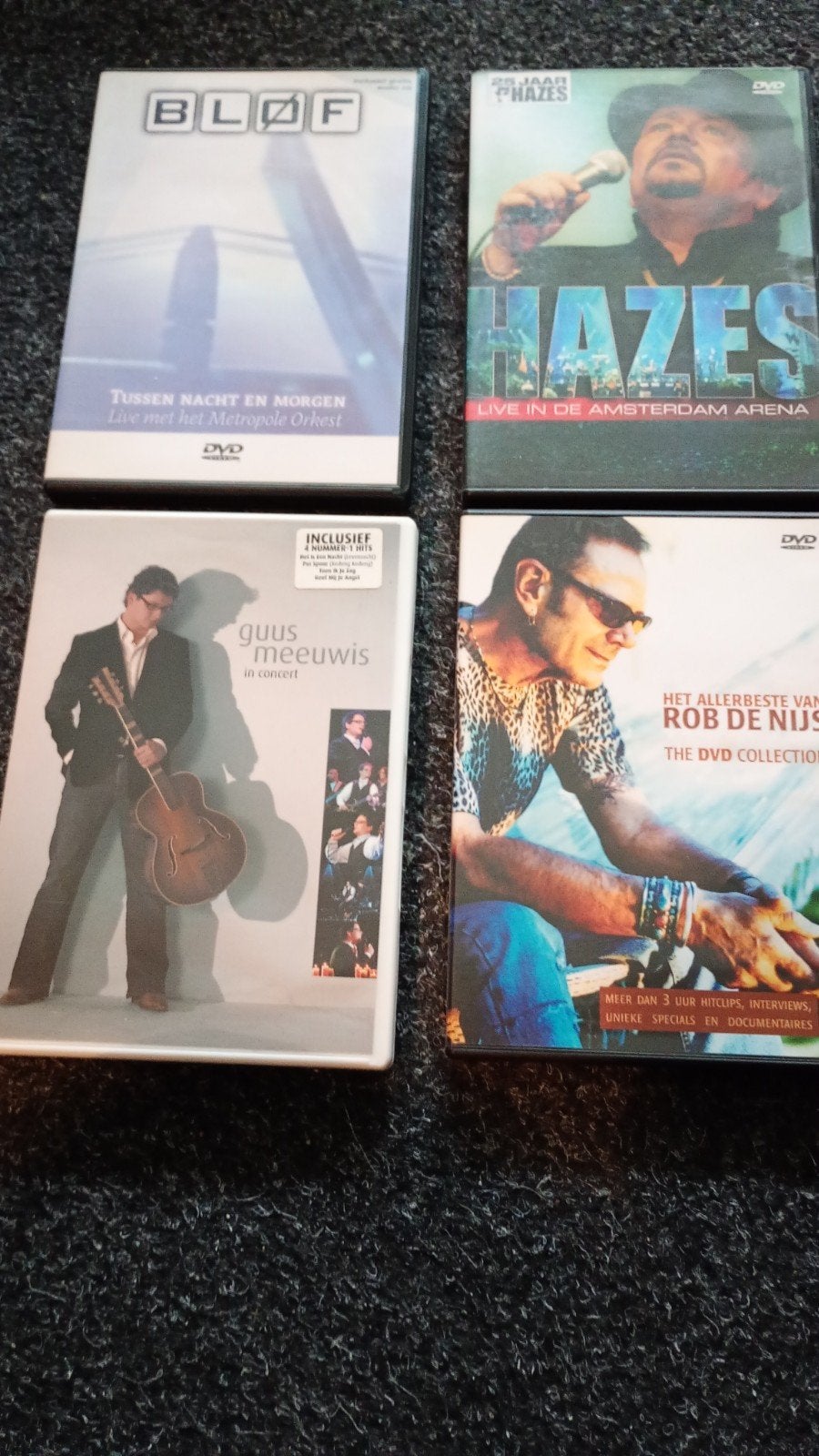 muziek dvd,s, Alle leeftijden, Ophalen, Zo goed als nieuw