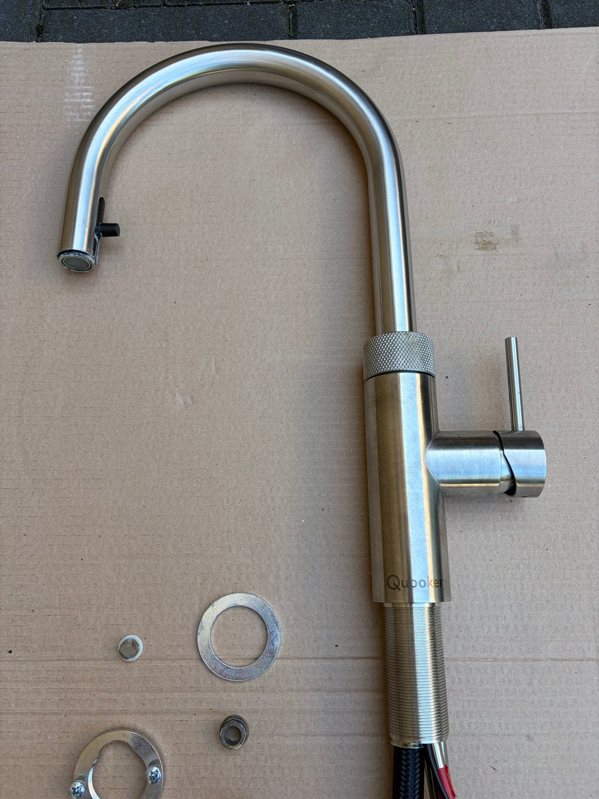 Quooker Flex Round RVS met PRO3-VAQ 3 liter reservoir, Zilver, Ophalen of Verzenden, Metaal, Overige merken