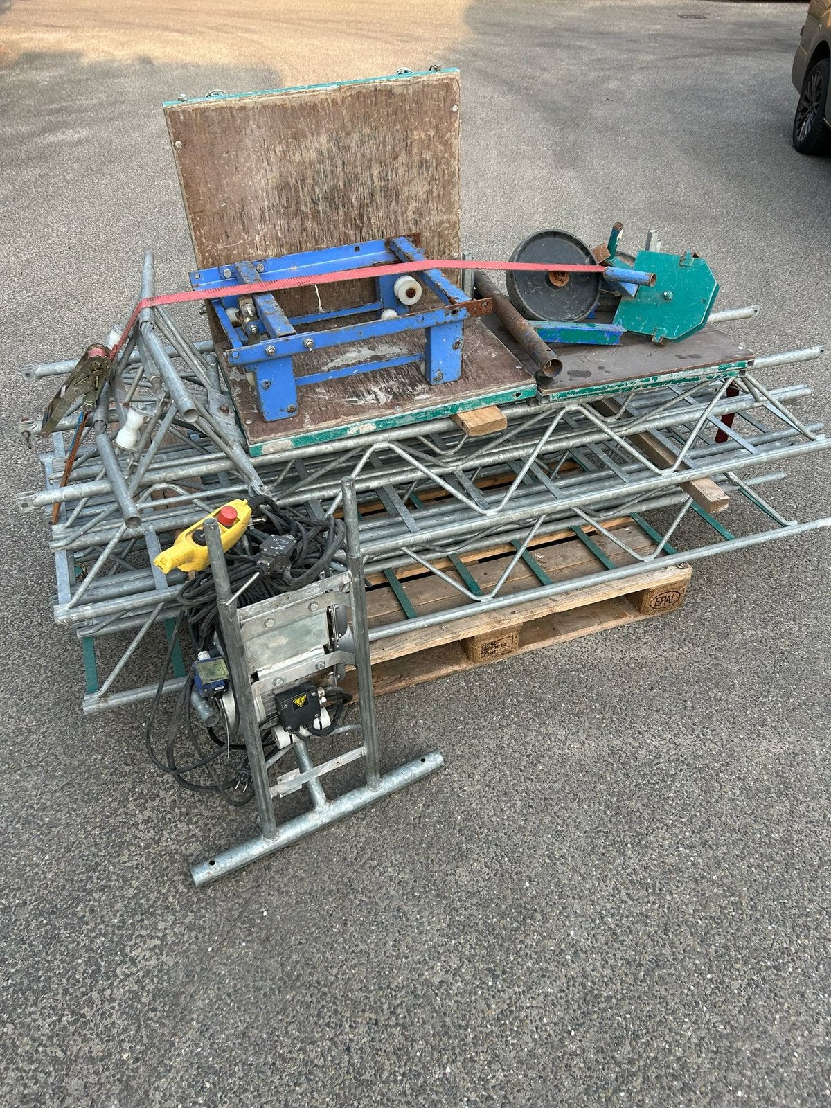 Apache ladderlift bouwlift lift 16 meter met knikstuk, Ophalen, Gebruikt