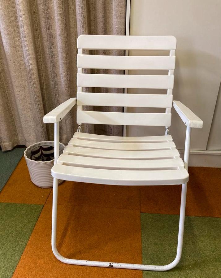 Tuinstoel inklapbaar 4, Tuin en Terras, Ophalen, Gebruikt, Kunststof, Inklapbaar