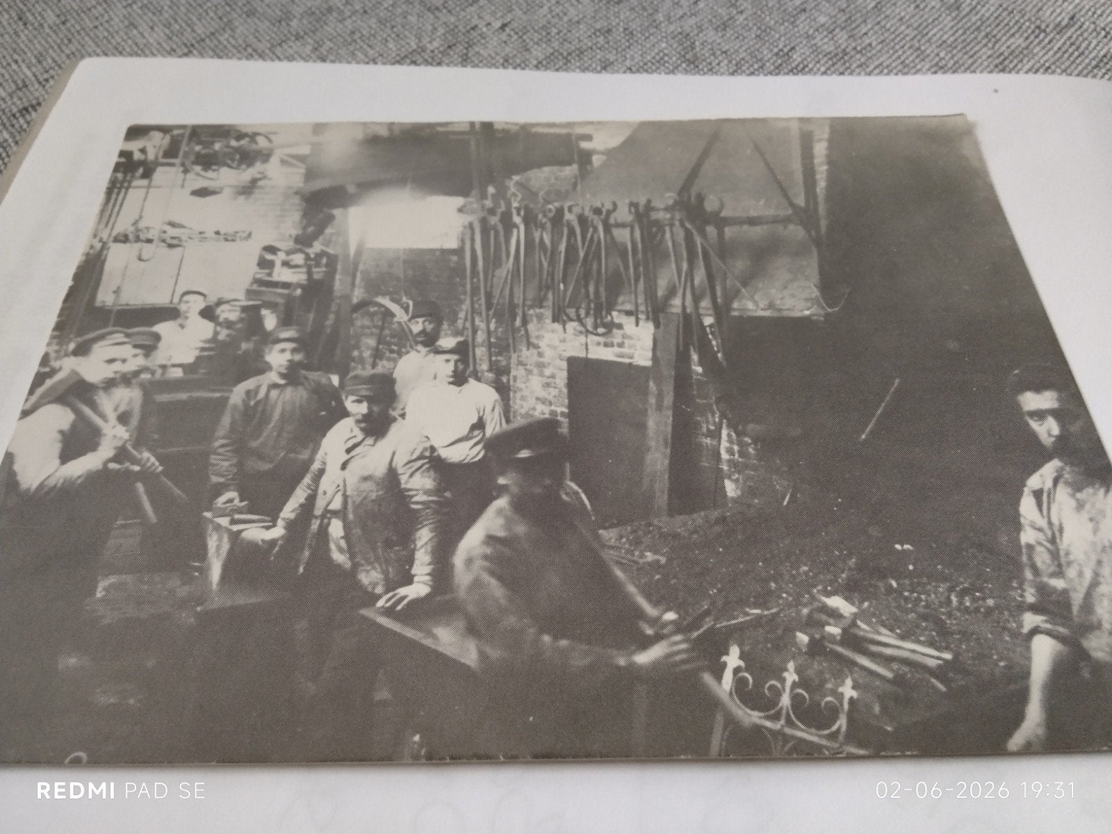 FOTOANSICHT Smederij J.J. Meijer, Anjeliersstraat 1892, Ophalen of Verzenden, Voor 1940, Overige onderwerpen