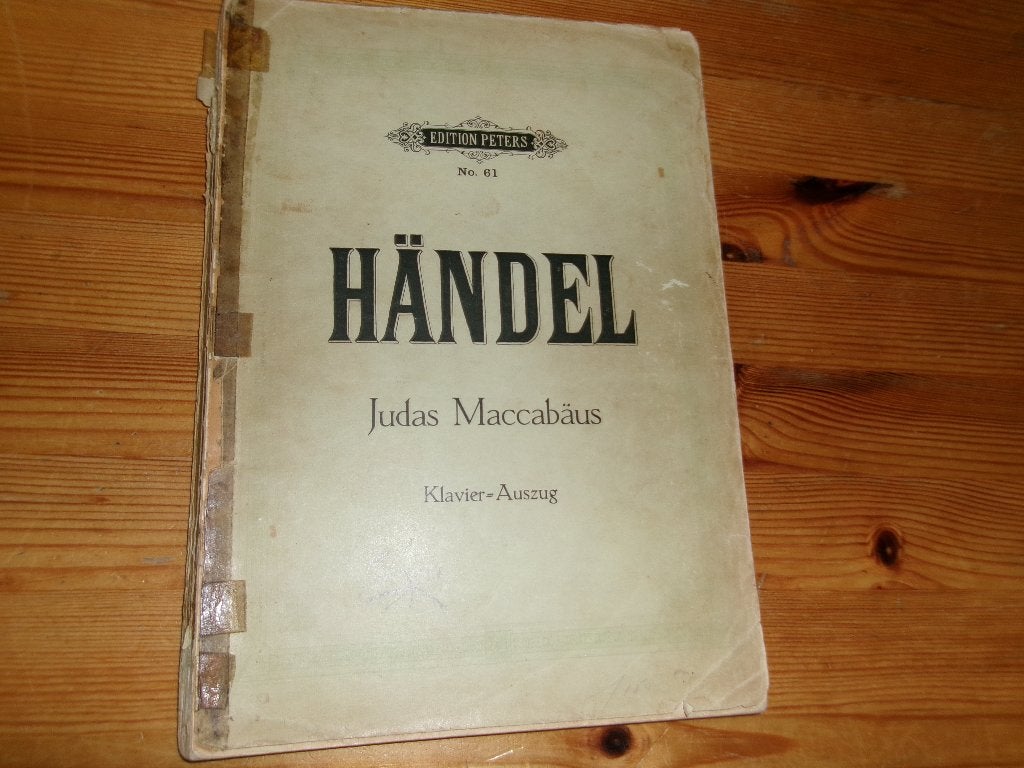 Handel - judas maccabaus, Klassiek, Ophalen of Verzenden, Artiest of Componist, Gebruikt