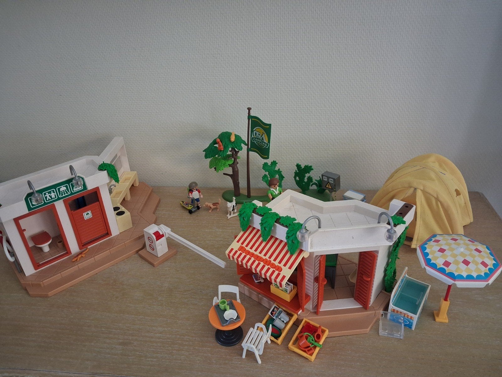 Playmobil grote camping setnr 5432, Kinderen en Baby's, Speelgoed | Playmobil, Ophalen of Verzenden, Gebruikt, Complete set