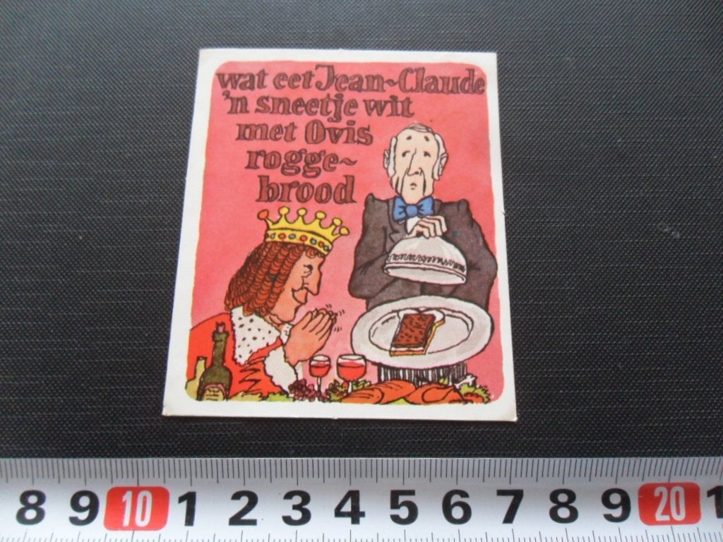 sticker ovis roggebrood strip wat een jean-claude, Verzamelen, Ophalen of Verzenden, Zo goed als nieuw