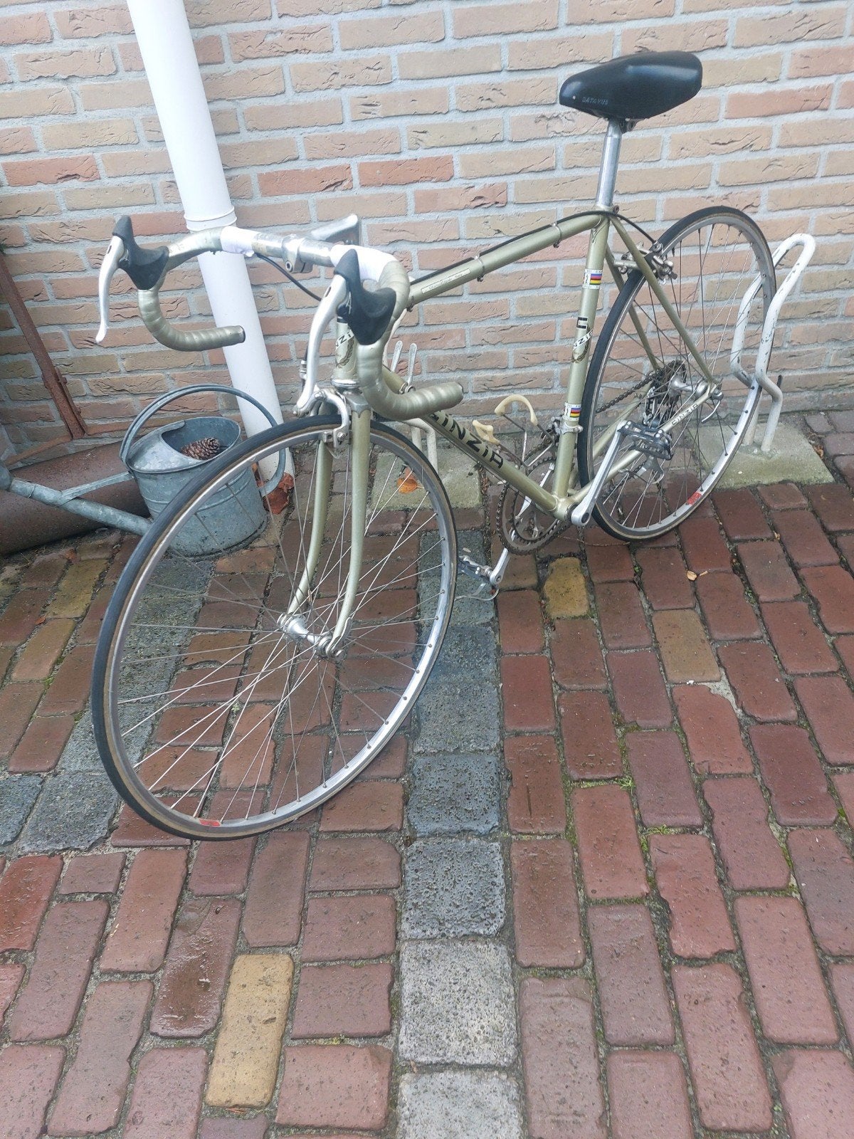 Retro racefiets jaren 60/70 - Campagnolo afgemonteerd, Gebruikt, Staal, 49 tot 53 cm, Ophalen