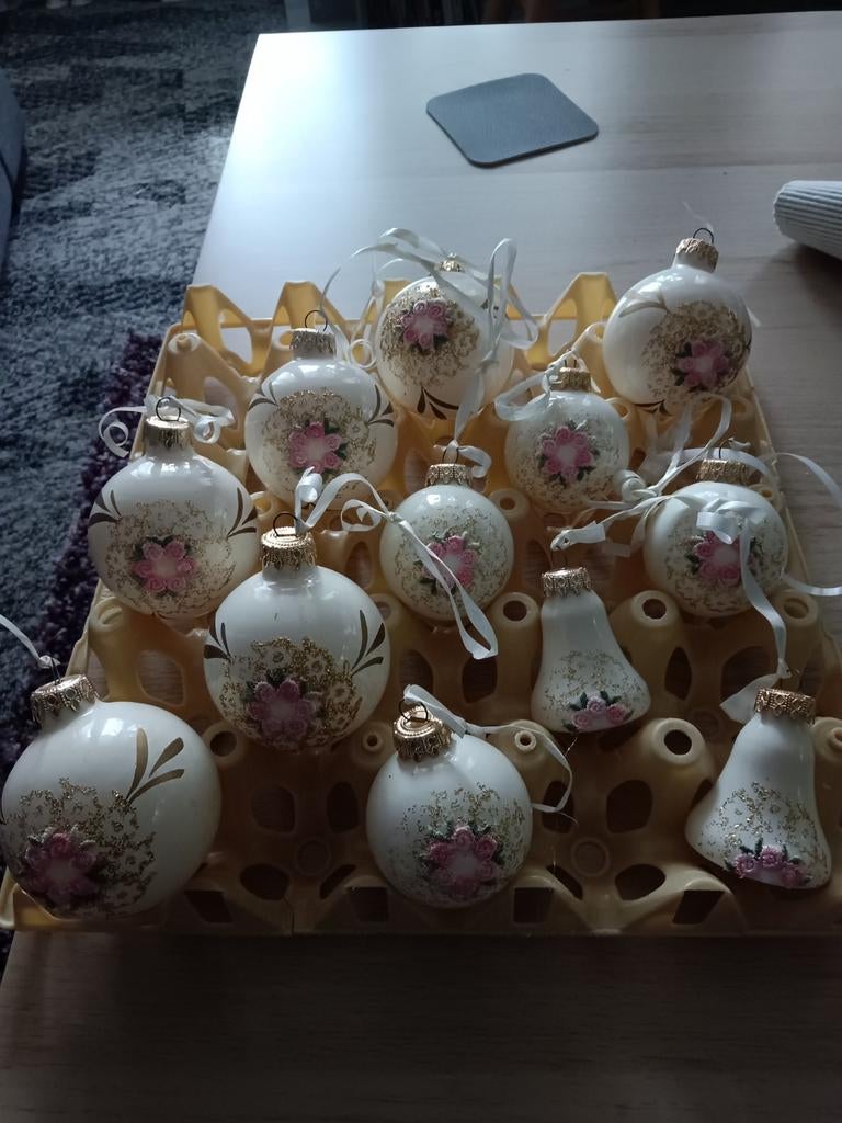 Nostalgische kerstballen, Diversen, Kerst, Ophalen of Verzenden, Gebruikt