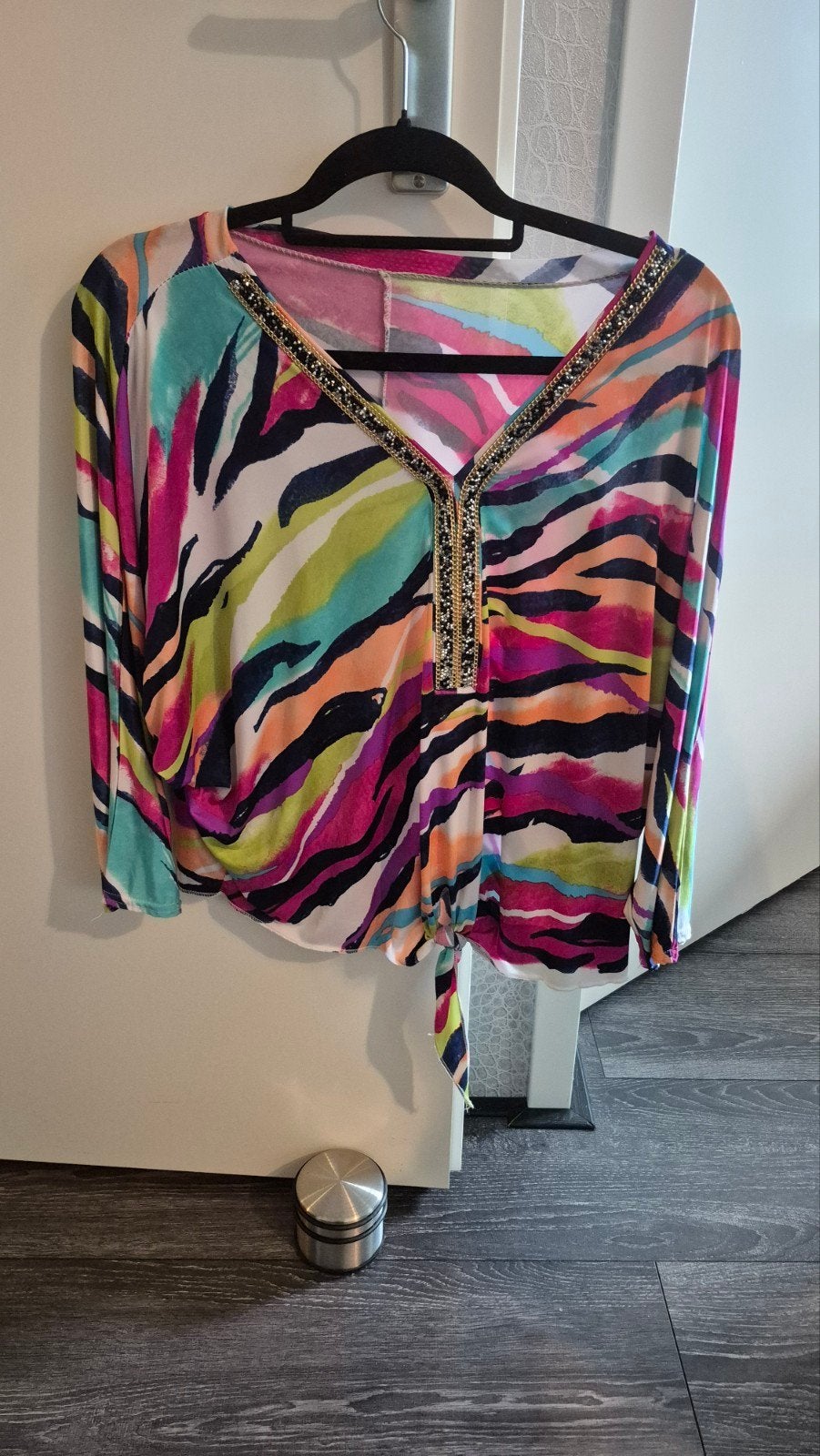 blouse kleurrijk maat L/Xl, Ophalen of Verzenden, Nieuw, Maat 42/44 (L), Paars
