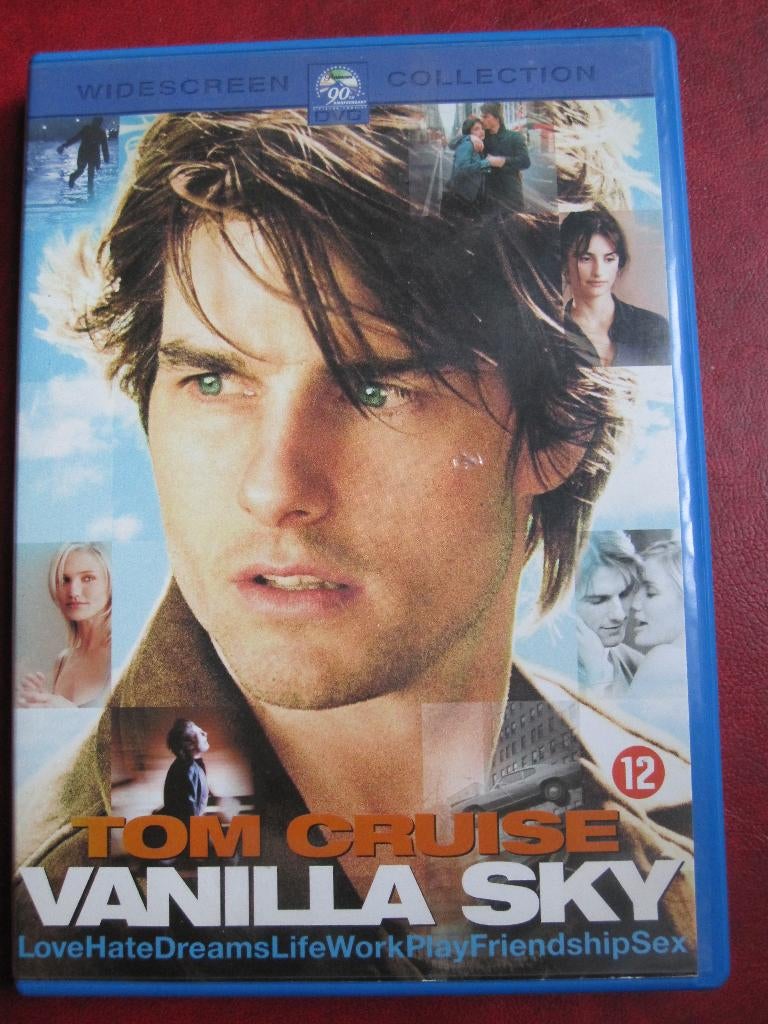Vanilla Sky (2001), Cd's en Dvd's, Dvd's | Actie, Zo goed als nieuw, Actiethriller, Vanaf 12 jaar, Ophalen of Verzenden
