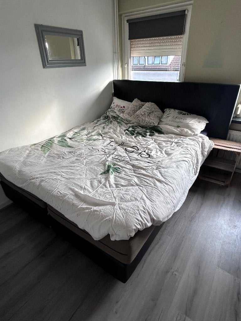 Boxspring, gratis op te halen, Ophalen, Gebruikt, Tweepersoons, 200 cm