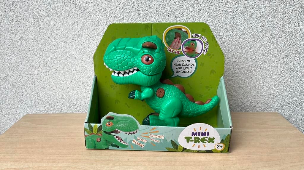 Mini t-rex met licht en geluid - nieuw, Ophalen of Verzenden, Nieuw