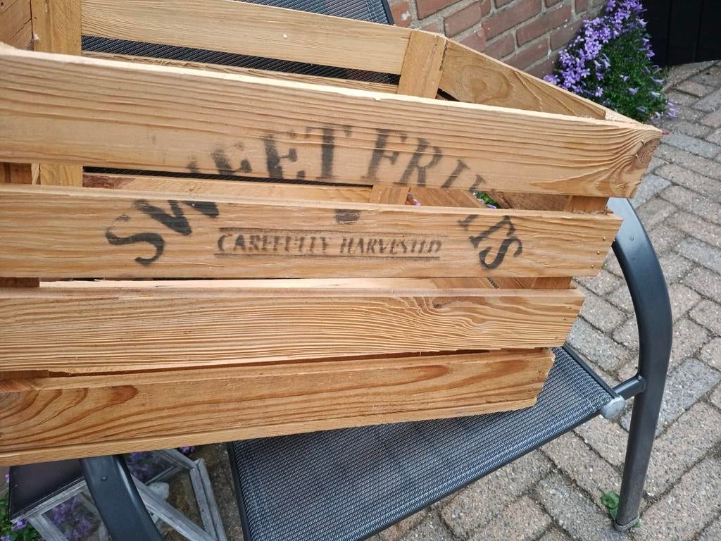 NIEUW . Massief .houten. kist, 40 tot 60 cm, 50 tot 75 cm, Ophalen of Verzenden, 35 tot 50 cm