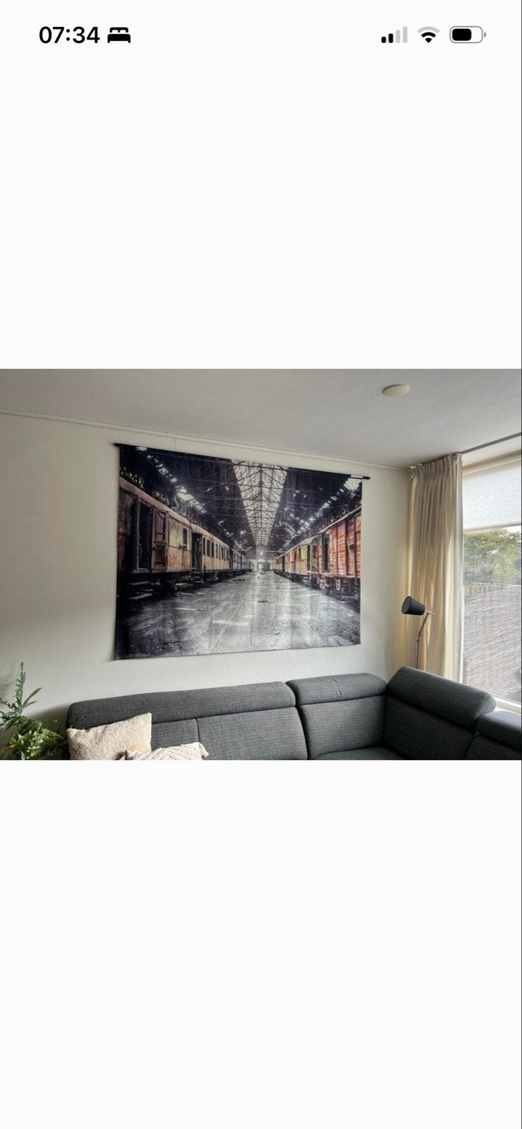 Urban Wandkleed 140x190 cm - 100% Katoen, Meerkleurig, Ophalen of Verzenden, Zo goed als nieuw, Met ophangsysteem