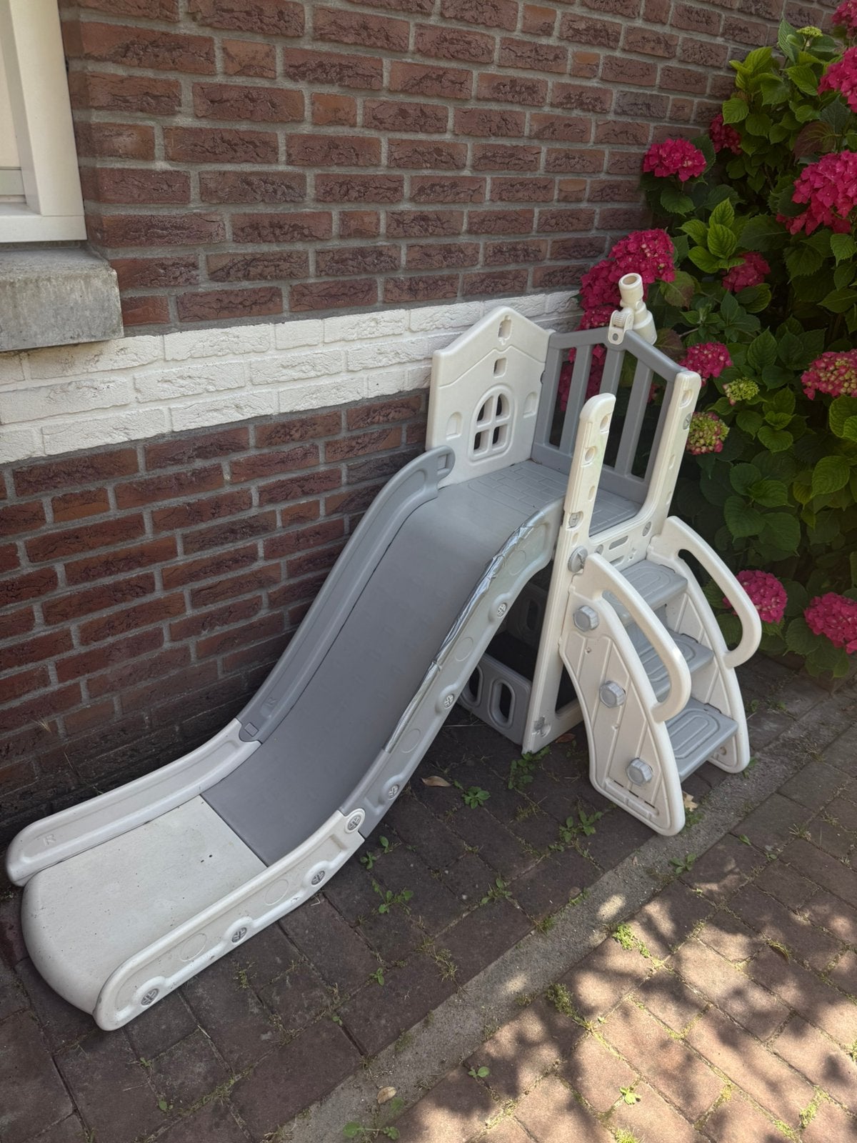 Kinder glijbaan buiten, Ophalen, Gebruikt, Kunststof