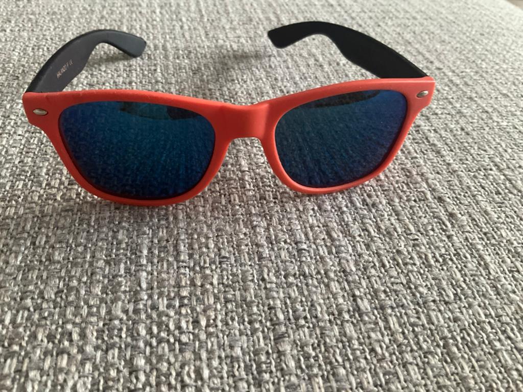 Brunotti Zonnebril koraal met Blauwe Glazen, Overige merken, Zonnebril, Oranje, Ophalen of Verzenden
