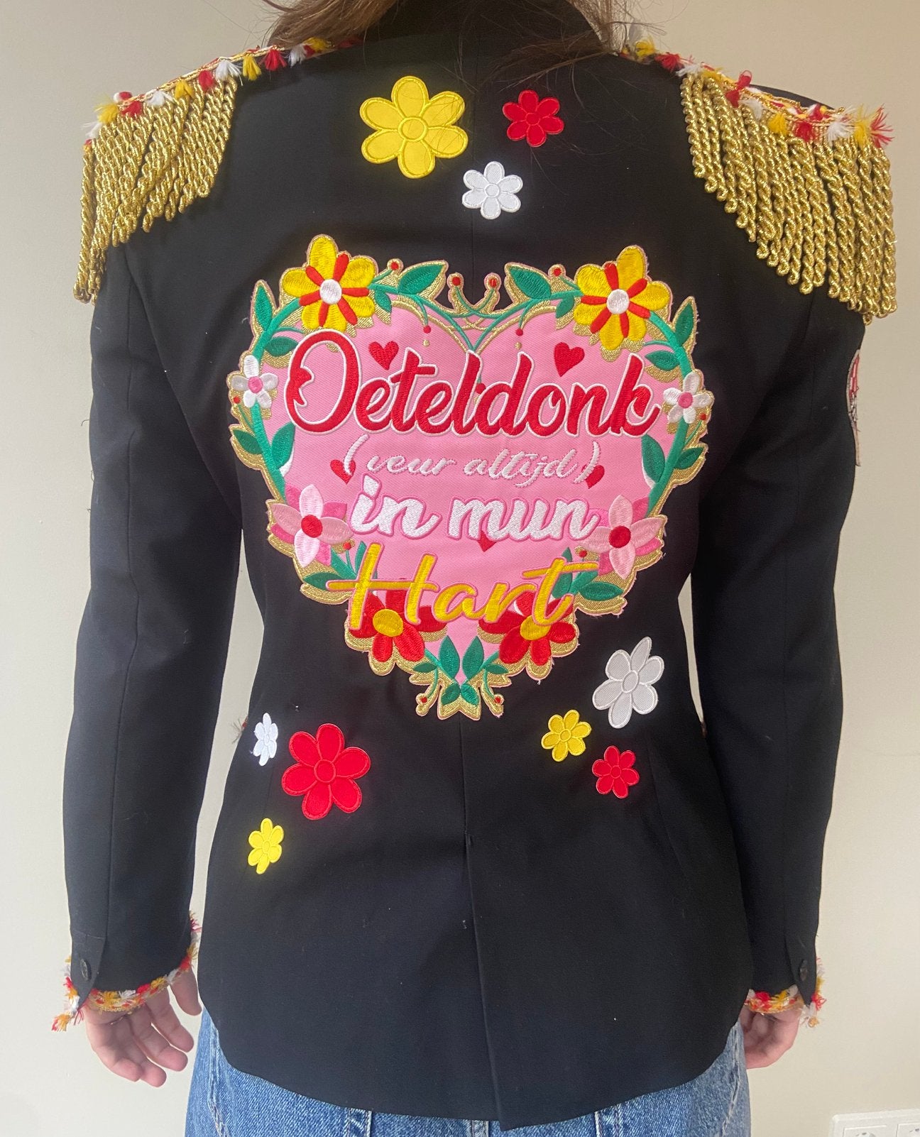 Oeteldonk jasje maat 36, Carnaval, Ophalen of Verzenden, Kleding, Maat 36 (S)