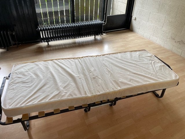 Opklapbed, Ophalen, Eenpersoons, Zo goed als nieuw, 80 cm