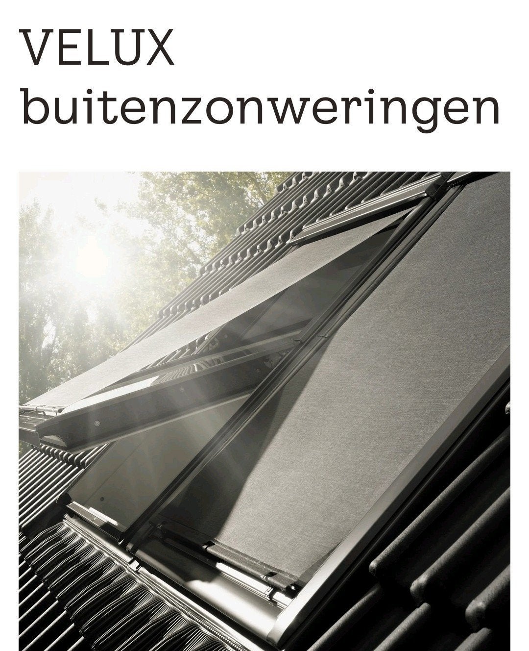 zonwering (buiten) veluxraam s06, Gebruikt, Overige merken, Zwart, Ophalen of Verzenden