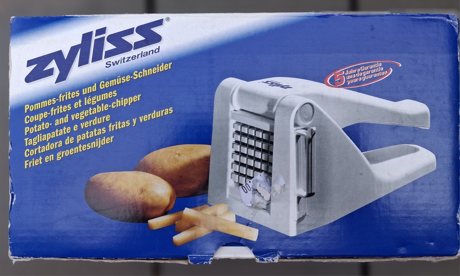Zyliss friet- en groentesnijder, Overige typen, Kunststof, Ophalen of Verzenden, Zo goed als nieuw
