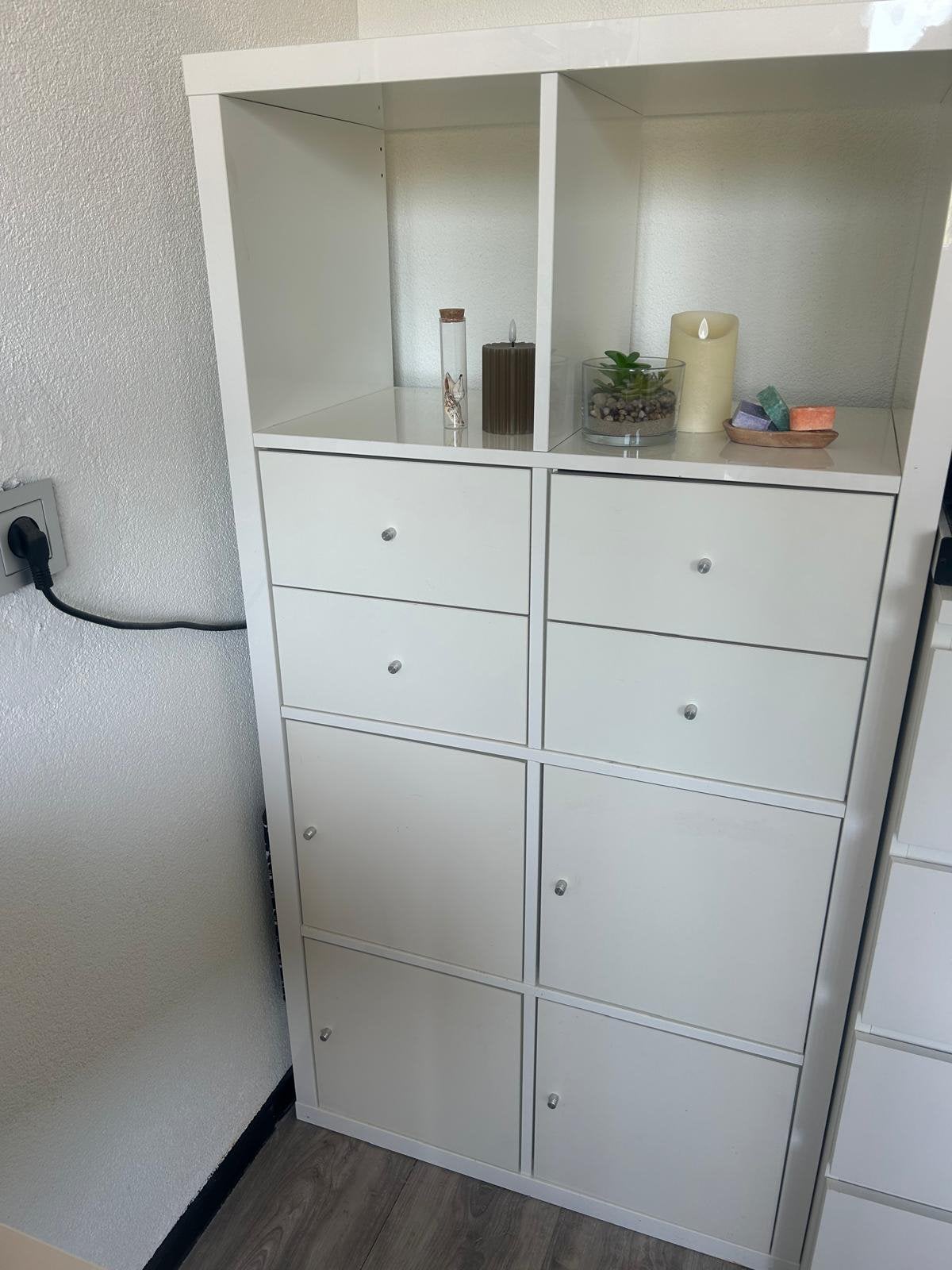 Witte ikea kast, Ophalen, Gebruikt, 25 tot 50 cm, 50 tot 100 cm