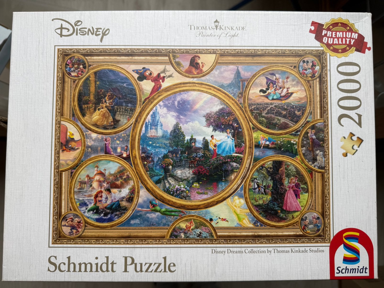Disney Dreams Collection legpuzzel van 2000 stukjes, Ophalen of Verzenden, Meer dan 1500 stukjes, Zo goed als nieuw, Legpuzzel