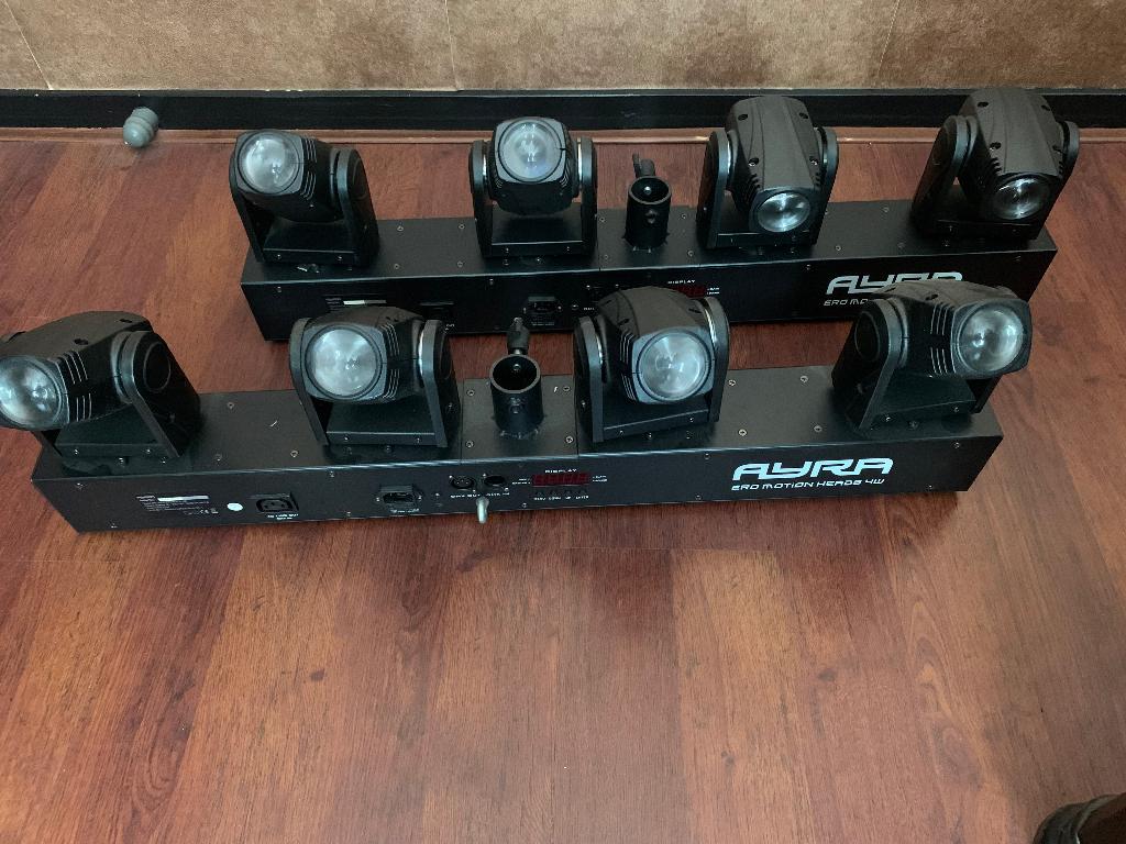 Moving heads, Ophalen, Gebruikt, Licht