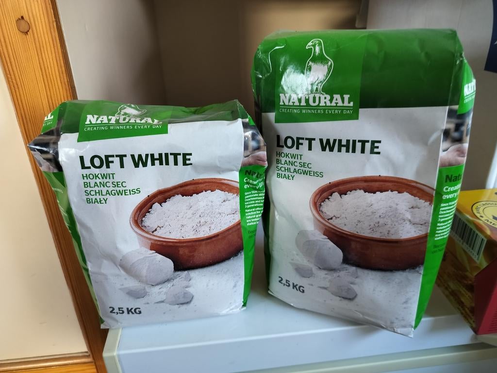 Hokwit, poeder om kippenhok te witkalken tegen kippenluis, Dieren en Toebehoren, Pluimvee | Toebehoren, Ophalen, Nieuw, Kippenhok of Kippenren