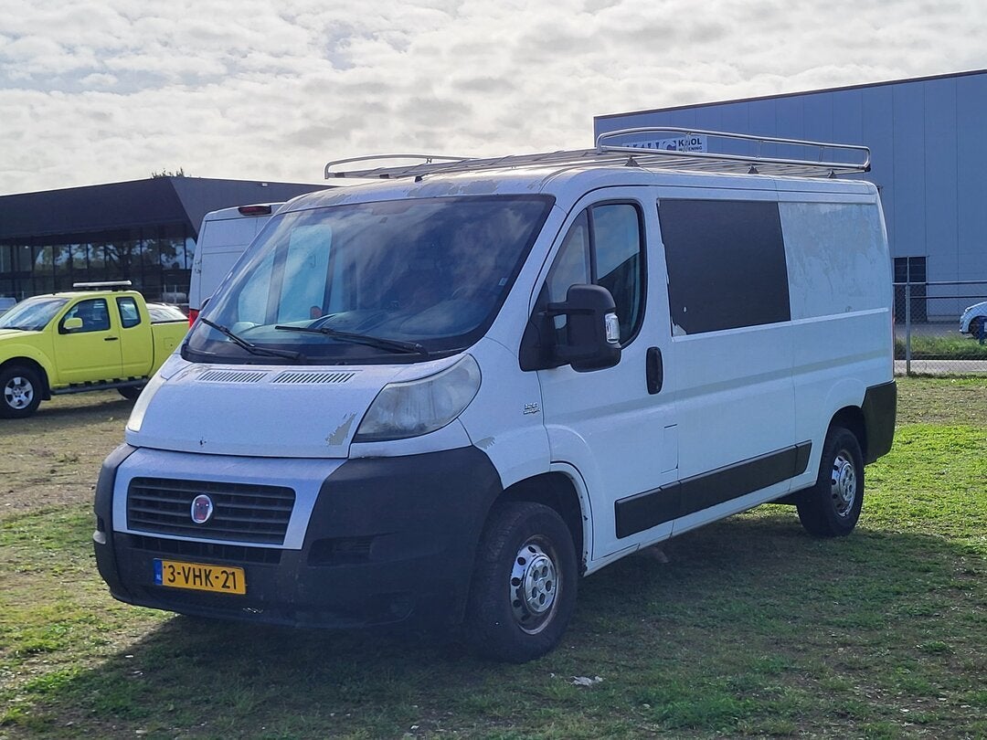 Fiat Ducato 30 2.3 MultiJet MH1 120PK 2010, Auto's, Gebruikt, Wit, Bedrijf, Radio