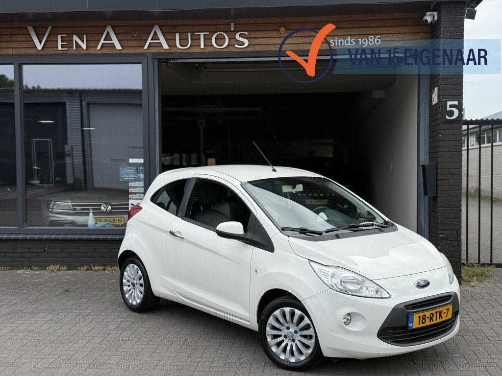 Ford Ka 1.2 Titanium X s/s Leder | Digitale Airco |, Auto's, Ford, Euro 5, Gebruikt, 1242 cc, 4 cilinders