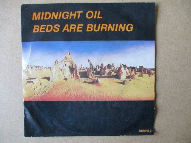 s3603 midnight oil - beds are burning, Cd's en Dvd's, Vinyl Singles, Ophalen, Gebruikt, Overige genres, 7 inch