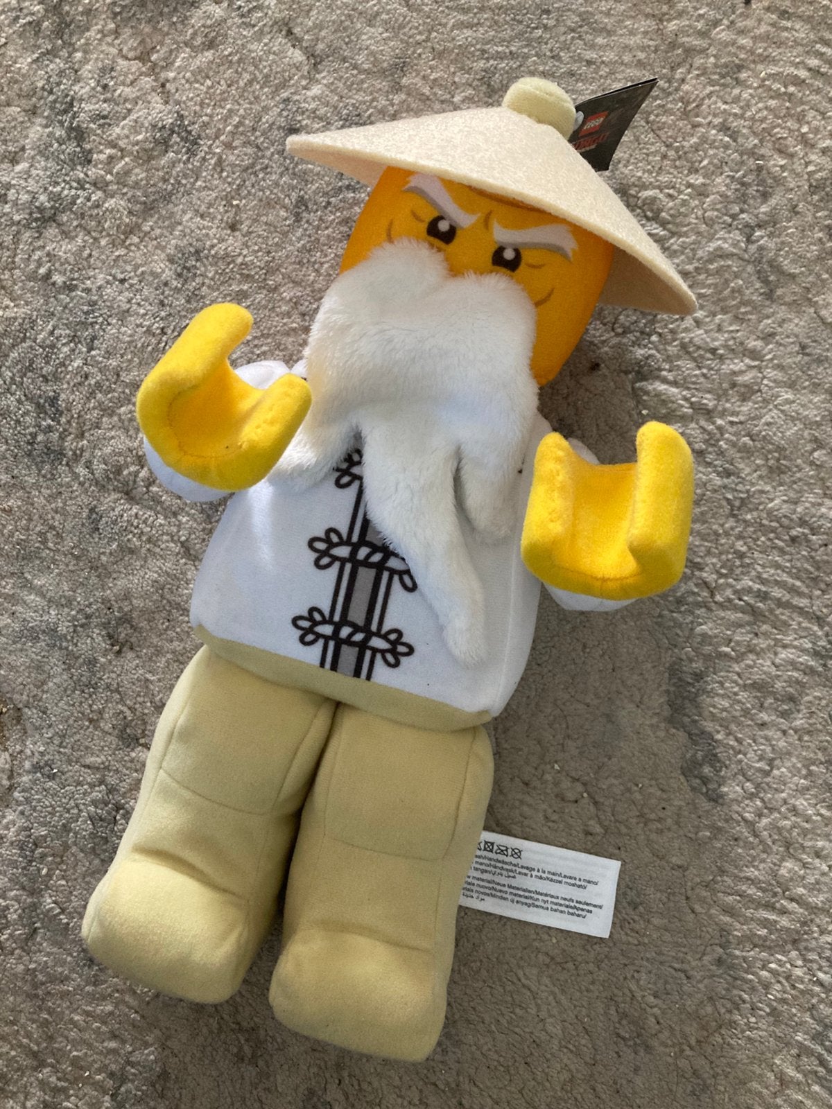 Lego 853765 The Ninjago Movie Master Wu plush figure (new), Lego, Nieuw, Ophalen of Verzenden, Minifiguur