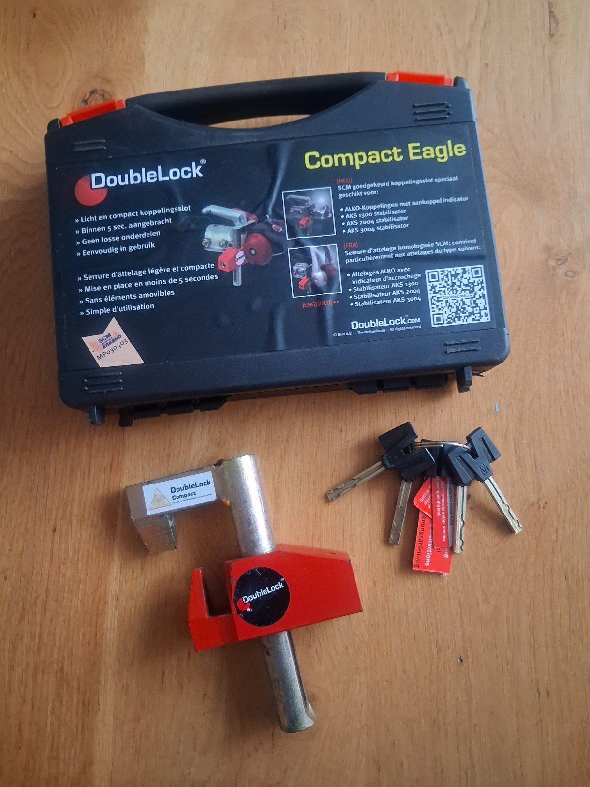 DoubleLock Compact Eagle caravan/disselslot, Ophalen of Verzenden