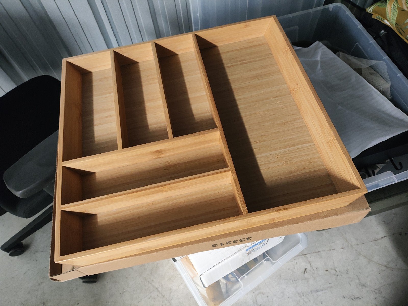Kvik ladeinzet bestek 60x50 bamboe, Huis en Inrichting, Keuken | Keukenelementen, Ophalen, 50 tot 100 cm, Zo goed als nieuw, Minder dan 100 cm