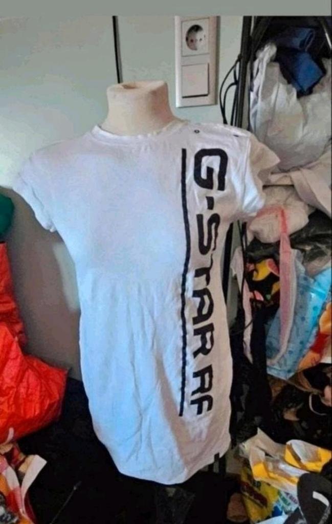 G-Star Raw wit t-shirt, Kleding | Heren, T-shirts, Wit, Ophalen of Verzenden, Zo goed als nieuw, G-Star Raw