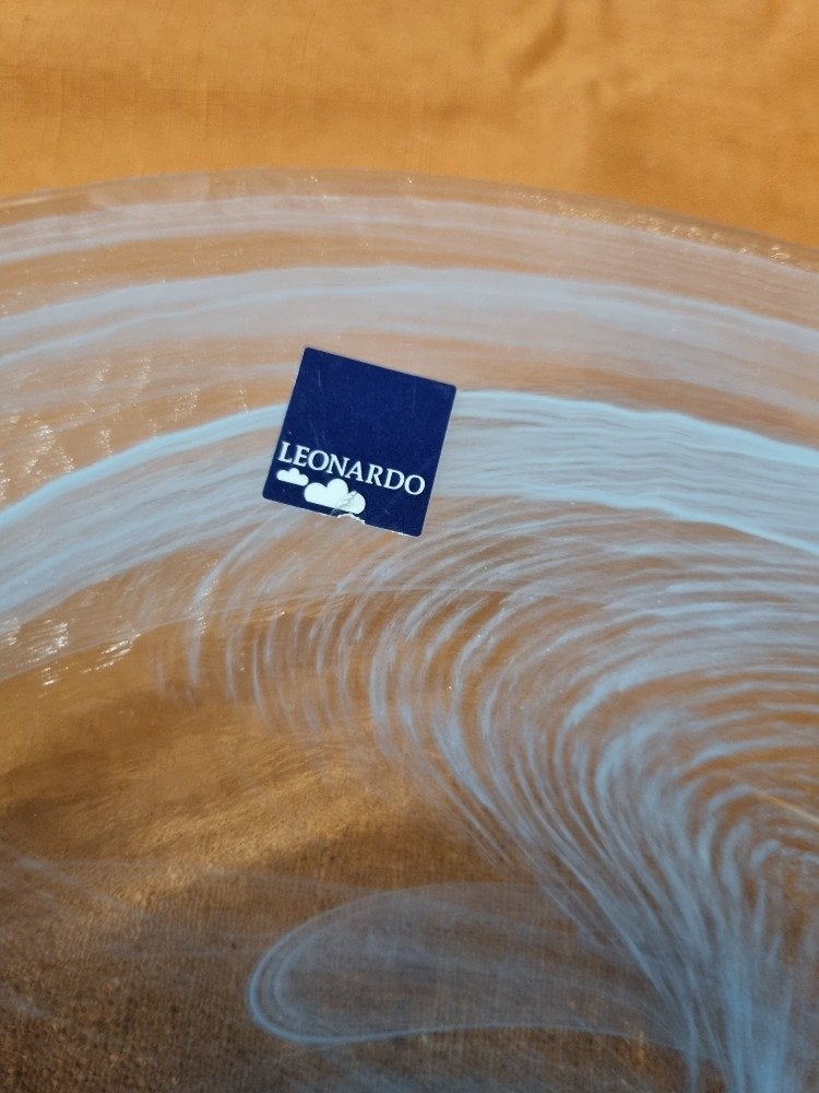 schaal leonardo gevlamd blauw glas, Ophalen of Verzenden, 'T Olde Gre-j, Info@toldegrej.nl, Endepoelstraat 20f Didam