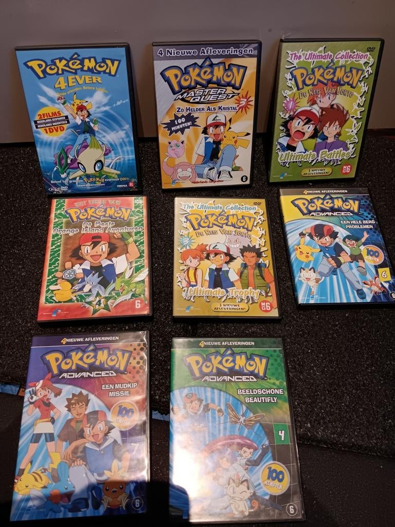 Pokémon dvd.s nieuwstaat lotje, Cd's en Dvd's, Alle leeftijden, Ophalen of Verzenden, Zo goed als nieuw