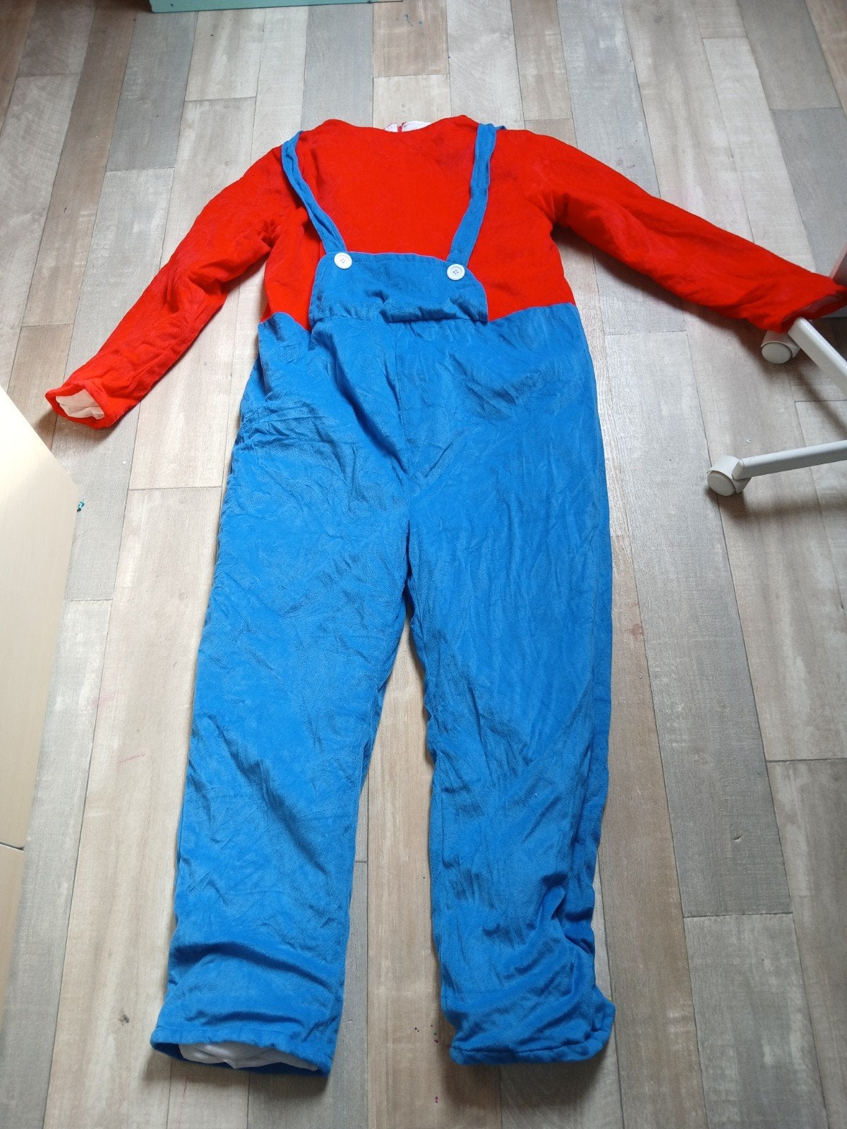 Luigi en Mario Onesie - 190/200 cm lengte, Ophalen of Verzenden, Gebruikt, Pak of Jurk
