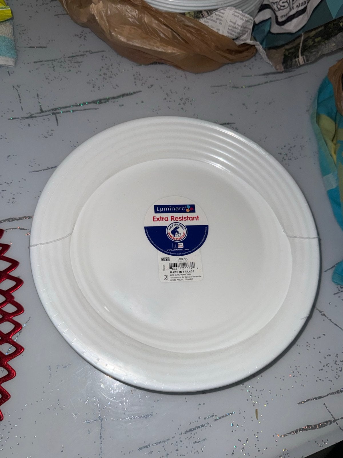 Nieuwe Luminarc Diner Borden - Extra Sterk, Ophalen, Overige merken, Nieuw, Glas