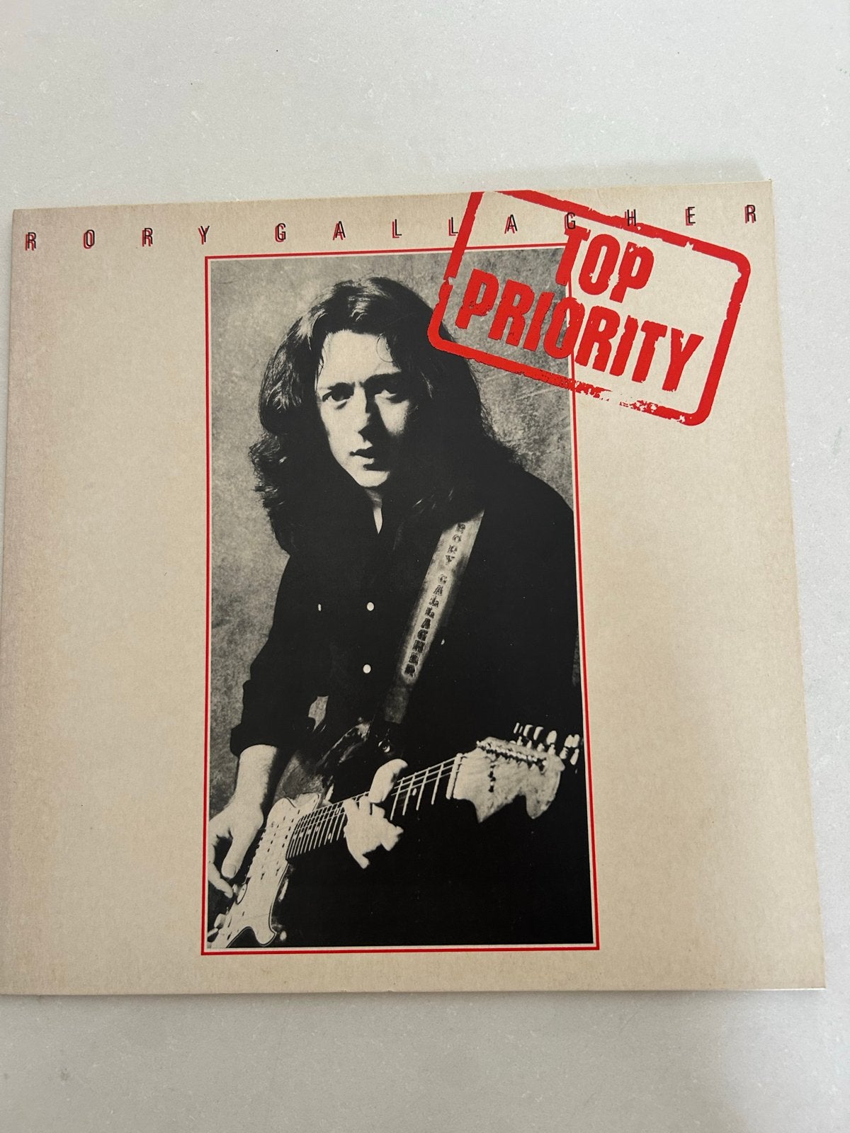 Rory Gallagher - Top Priority vinyl LP (zonder krassen), Cd's en Dvd's, LP, Blues Rock, Ophalen of Verzenden, Zo goed als nieuw
