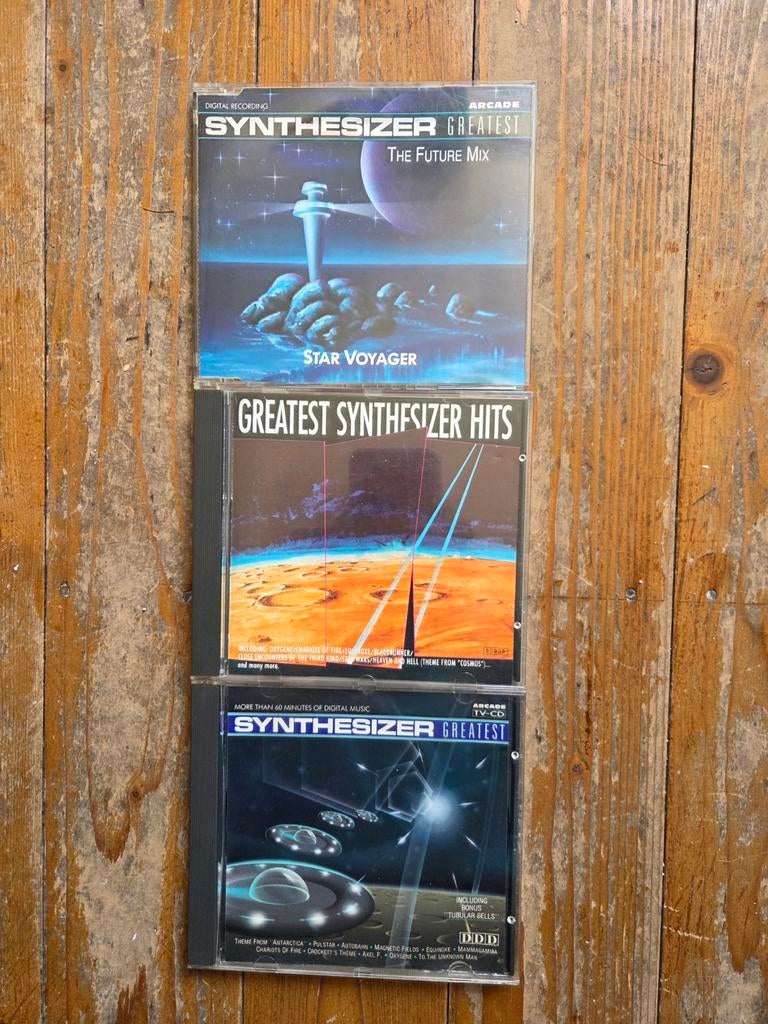 3 Synthesizer Greatest CD’s – Arcade & PMF, Ophalen of Verzenden, Zo goed als nieuw