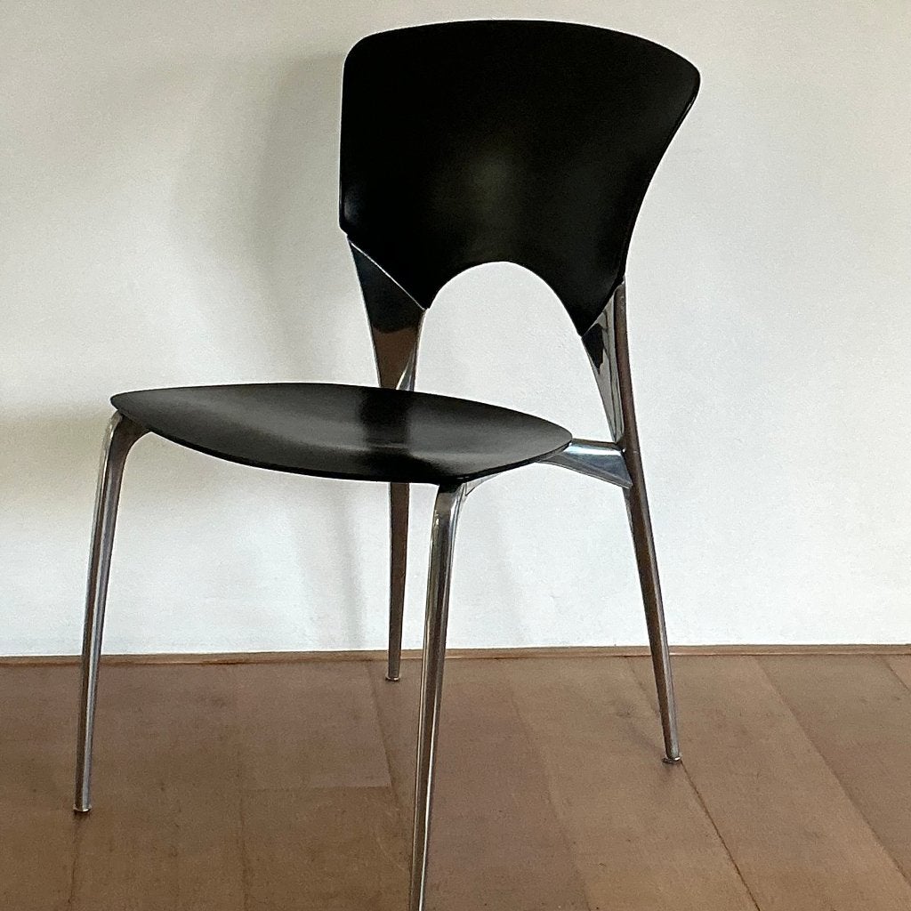 Stoel ‘Silla’ van Josep Llusca voor Driade, Huis en Inrichting, Ophalen, Gebruikt, Zwart, Modern, organisch