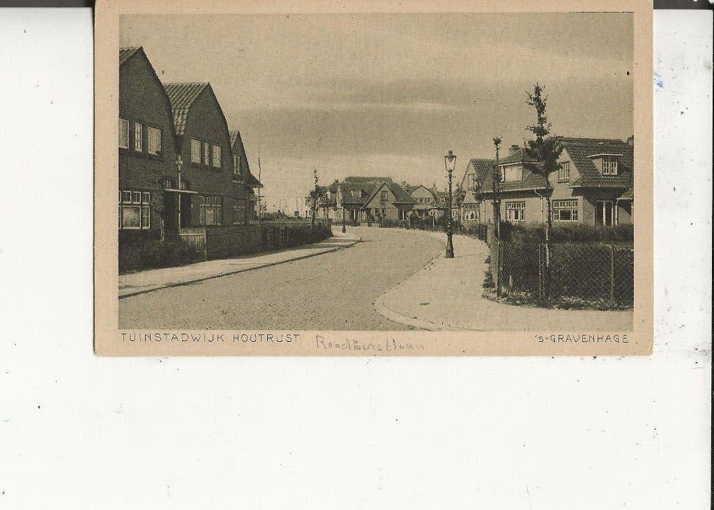 Den Haag Roodborstlaan Tuinstadwijk Houtrust, Ophalen of Verzenden, 1920 tot 1940, Ongelopen, Zuid-Holland