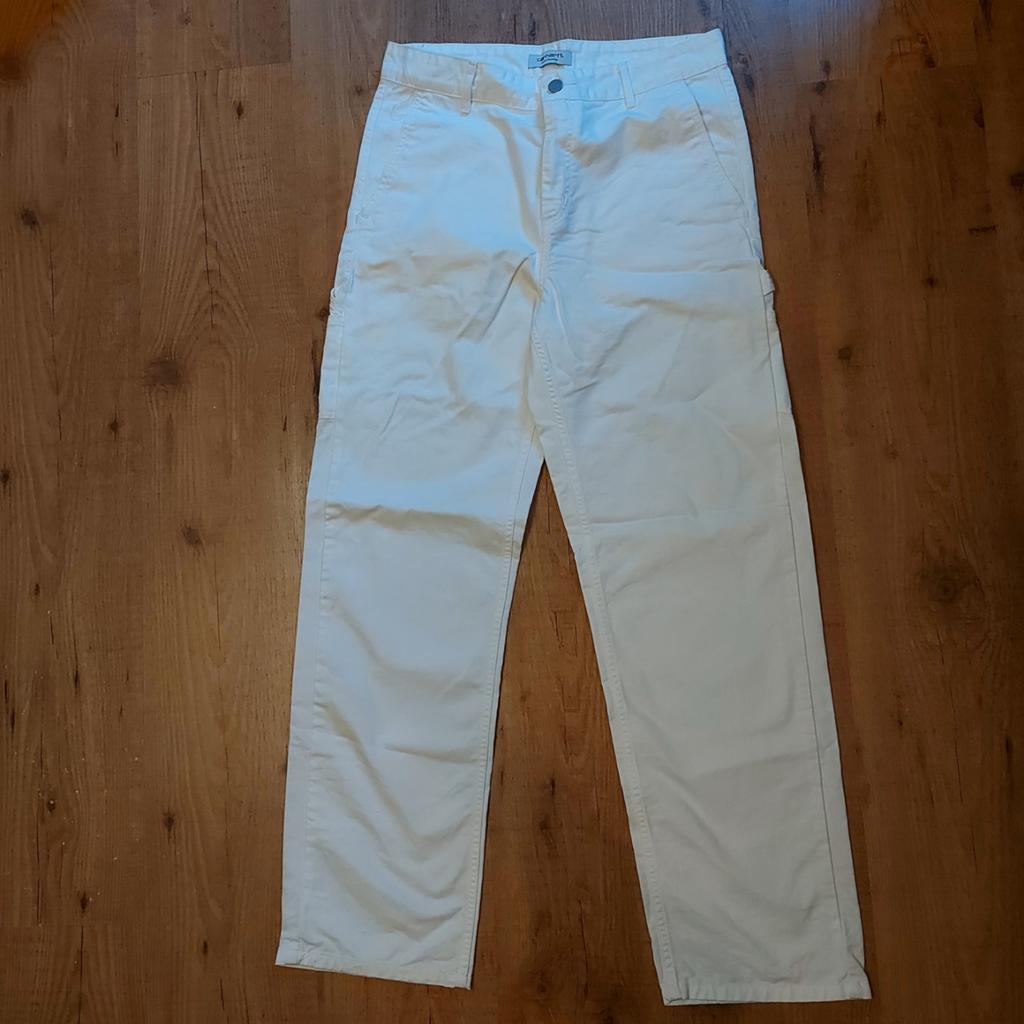 Carhartt nieuwe broek maat 27 creme, Kleding | Heren, Broeken en Pantalons, Ophalen of Verzenden, Nieuw, Overige maten, Carhartt