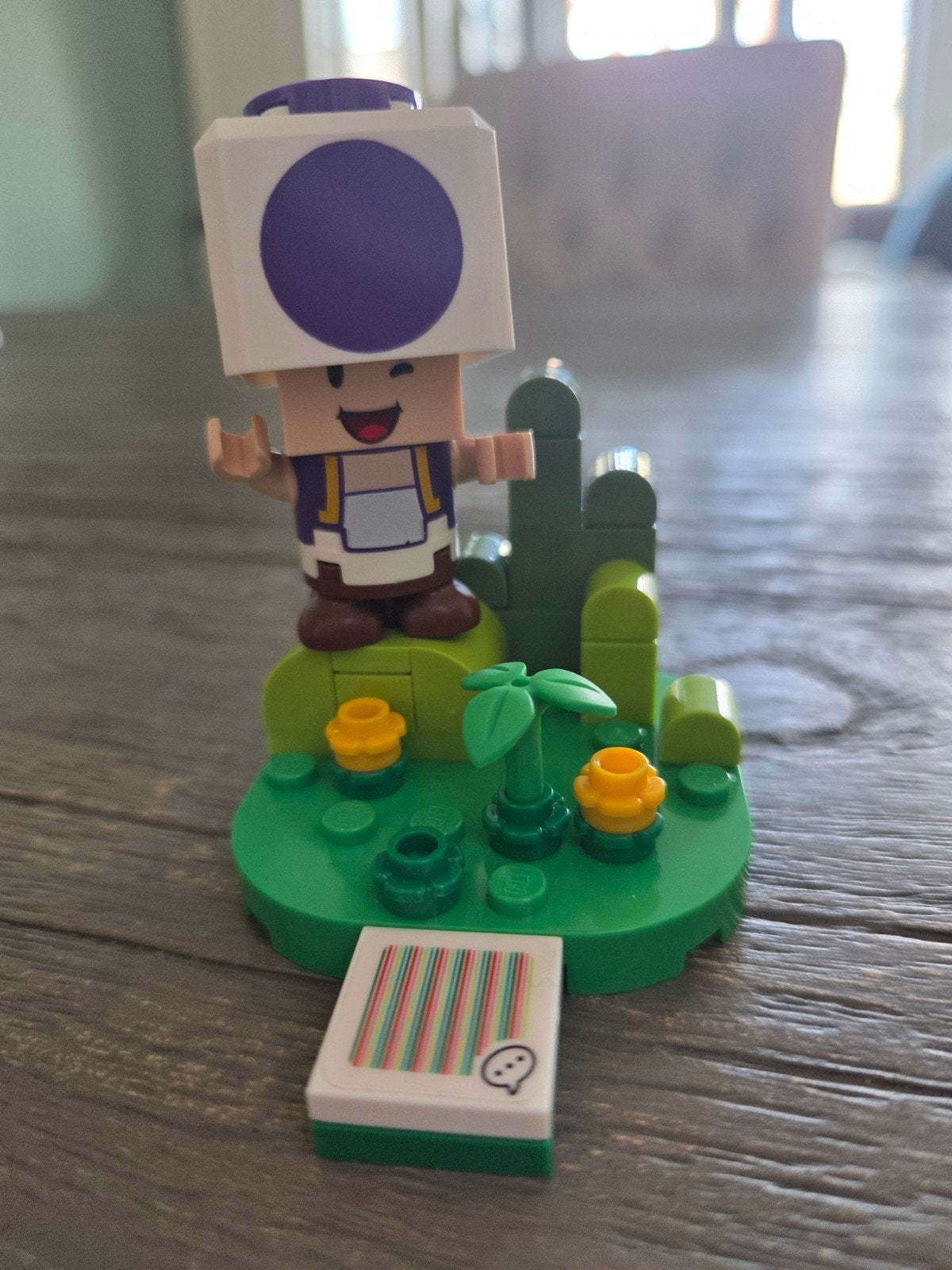 LEGO Super Mario minifiguren Serie 5 Purple Toad - 71410, Ophalen of Verzenden, Zo goed als nieuw
