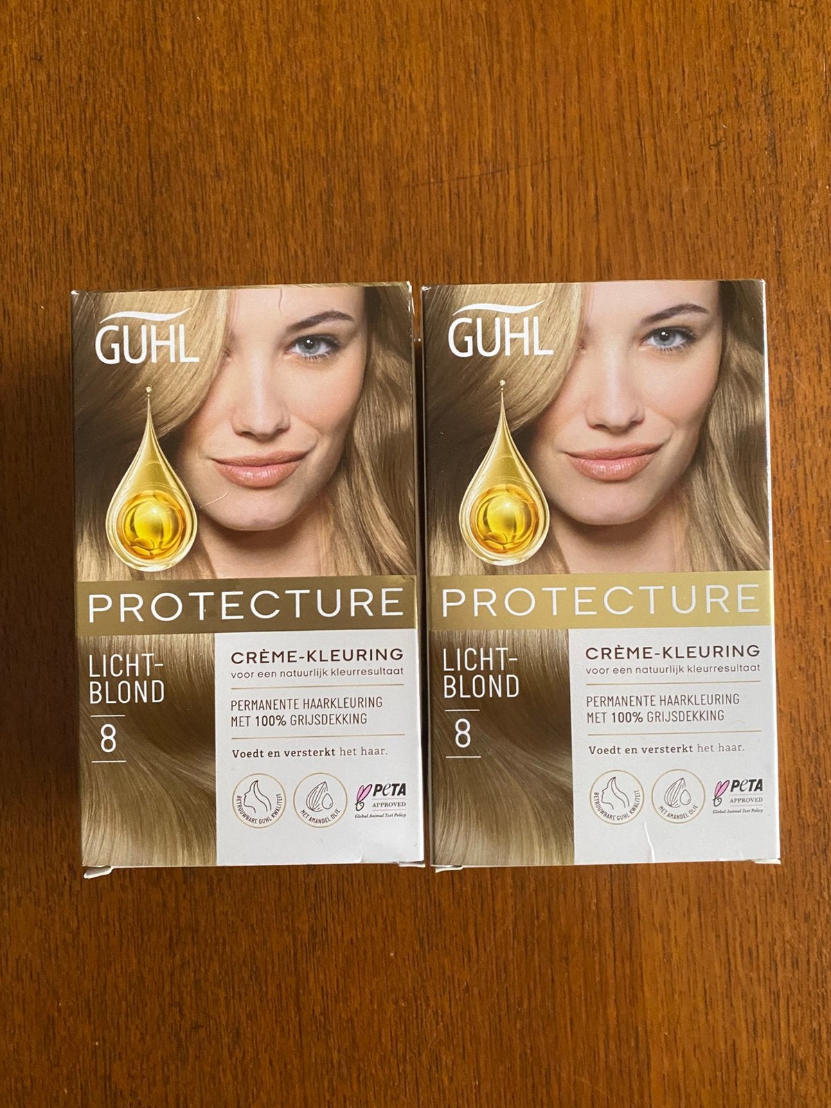 Guhl creme-kleuring haarverf, nr 8, Verzenden, Nieuw