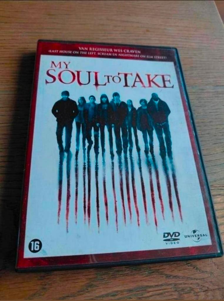 My Soul to Take dvd. Wes Craven van Scream., Cd's en Dvd's, Dvd's | Horror, Vanaf 16 jaar, Ophalen of Verzenden, Zo goed als nieuw