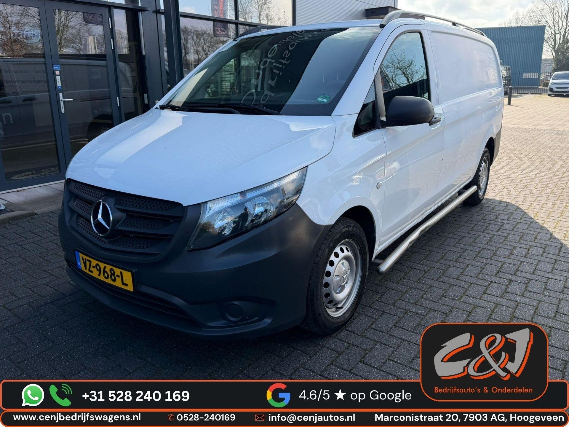 Mercedes-Benz Vito 111 CDI Lang motor kapot, airco, Overige carrosserieën, Wit, Mercedes-Benz, 1598 cc