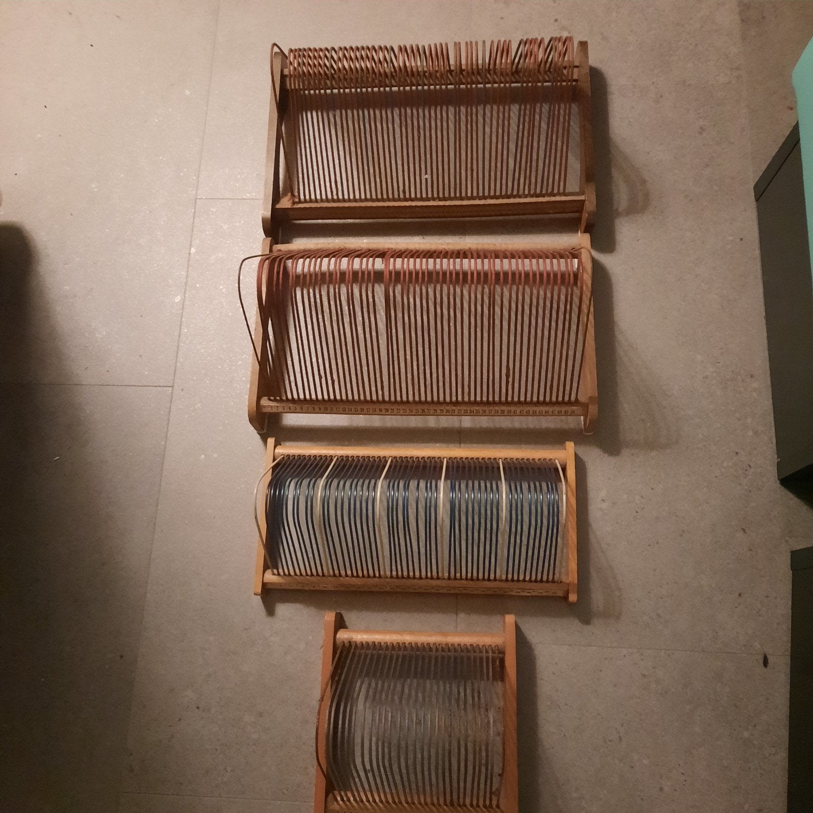 Vintage Single & 78 Toeren Platenrekjes, Ophalen, Gebruikt, Hout