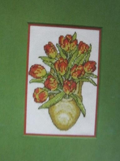 Borduurpatroon   Tulpen in Klomp   nr 9556, Verzenden, Nieuw, Handborduren, Patroon